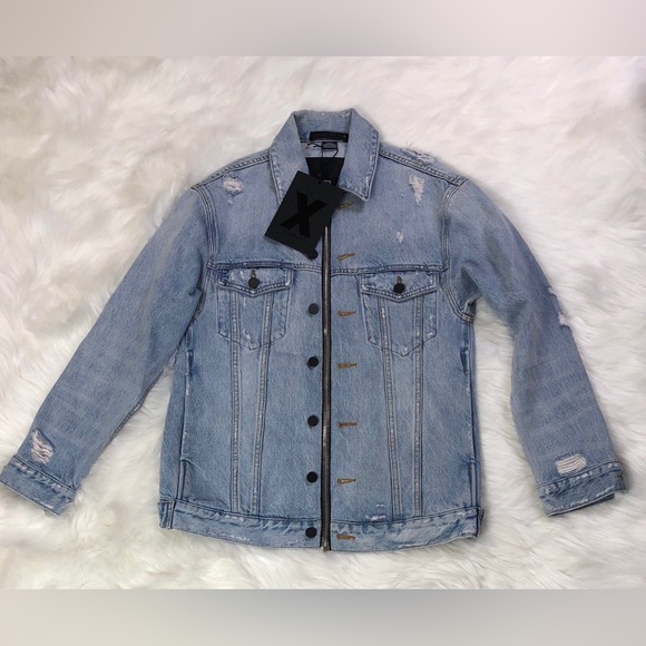 Alexander wang Oversize Denim Jacket Coat - Picture 6 of 7